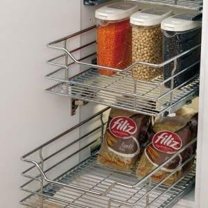 Bağımsız Teleskopik Frenli Raylı Çekmece