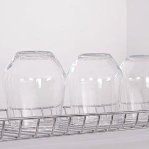 Plastik Damlalıklı Bardaklık Seti Krom