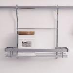 Tekli Baharatlık Küçük Raflı Krom