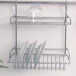 Askılı Tabak-Bardak Rafı Krom