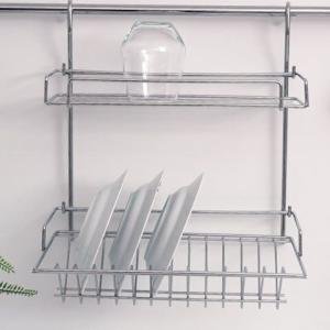 Askılı Tabak-Bardak Rafı Krom