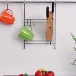 Askılı Ahşap Bıçaklık Krom