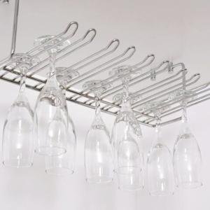 5 Bölmeli Kadeh Askısı Krom