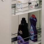 Yandan Teleskopik Frenli Raylı Ahşap Tabanlı Şişelik - Deterjanlık