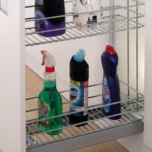 Alttan Teleskopik Raylı Şişelik - Deterjanlık