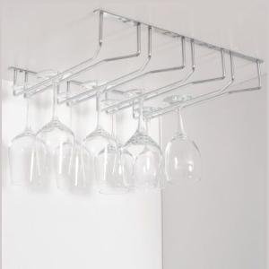 Bar Tipi Kadeh Askısı Dört Bölmeli Krom