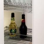 Frenli Raylı Tabaklık - Şişelik Bölmeli İki Sepetli Ünite