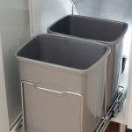 Teleskopik Raylı Plastik Çöp Kovası 32 lt