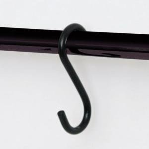 S Askı Kancası Siyah