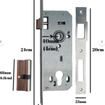 40/23mm Silindirli Kilit Zamak Barel