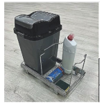 Teleskopik Raylı Plastik Gövde Taşıyıcı Bölmeli Çöp Kovası 18 lt