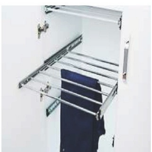 Teleskopik Raylı Krom Borulu Pantolonluk