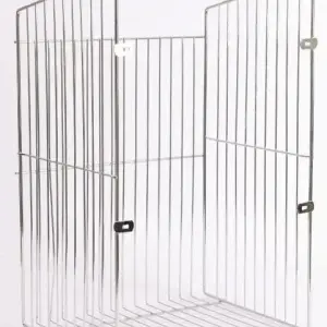 Kapağa Monte Çamaşır Sepeti Krom