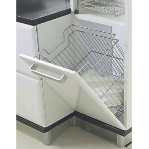 Askılı Çamaşır Sepeti Krom