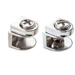 Metal Cam Raf Tutucu Düz(Metal Vidalı Max. 8 mm)