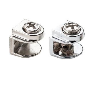 Metal Cam Raf Tutucu Düz(Metal Vidalı Max. 8 mm)