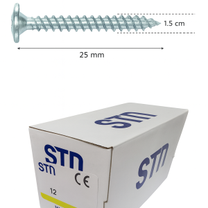 STD ARKALIK VİDASI BEYAZ 3,5x25 (1000 Adt)