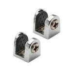 Tırnak Metal Cam Raf Tutucu(Metal Vidalı Max. 8 mm)