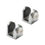 Tırnak Metal Cam Raf Tutucu(Plastik Vidalı Max. 8 mm)