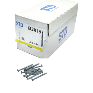 STD SUNTA VİDASI BEYAZ 3x13 (1000 Adt)