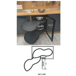 Döner Tablalı Körköşe Mekanızması