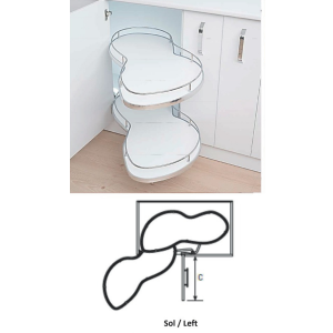 Döner Tablalı Körköşe Mekanızması