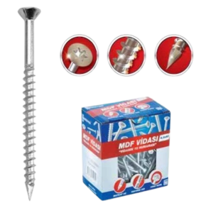 Meridyen MDF Vidası 4x50 (200 Adt)