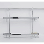 İkili Baharatlık Küçük- Büyük Raflı Krom